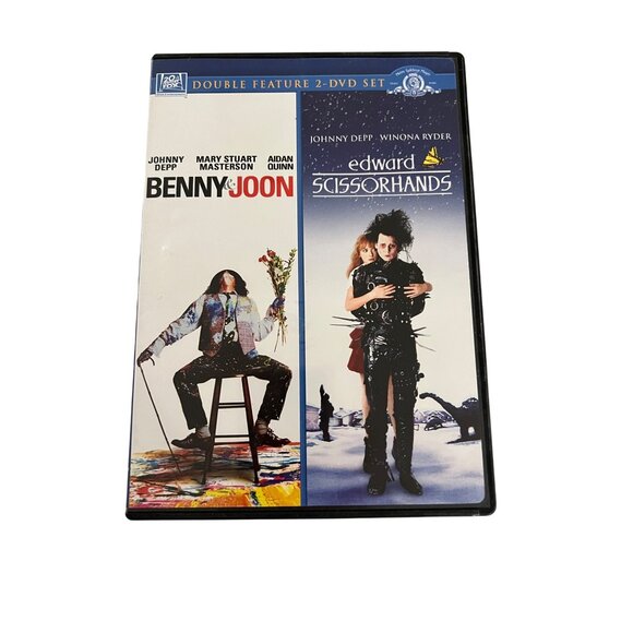 Edward Scissorhands / Benny & Joon 2-DVD Set 2004 Movie Johnny Depp Pre-Owned - Picture 1 of 4